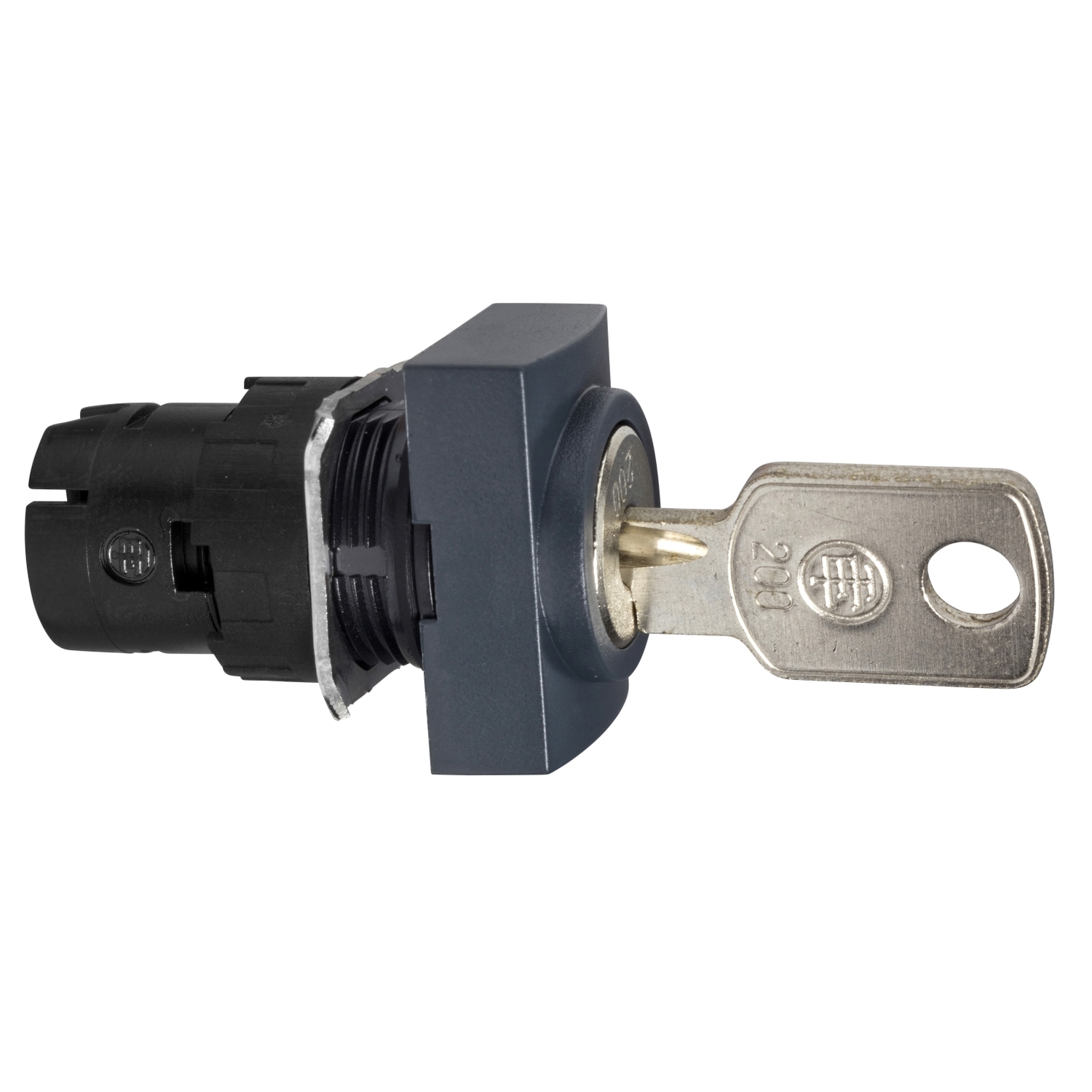 Schneider Electric Harmony 2-position Key Switch Head, Spring Return, 16mm Cutout