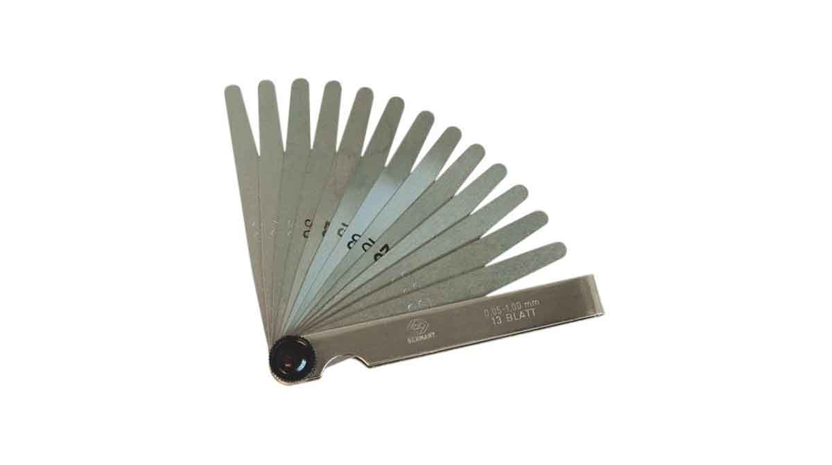 CK T3527M 413 Steel Feeler Gauge, 13 Blades, With UKAS Calibration