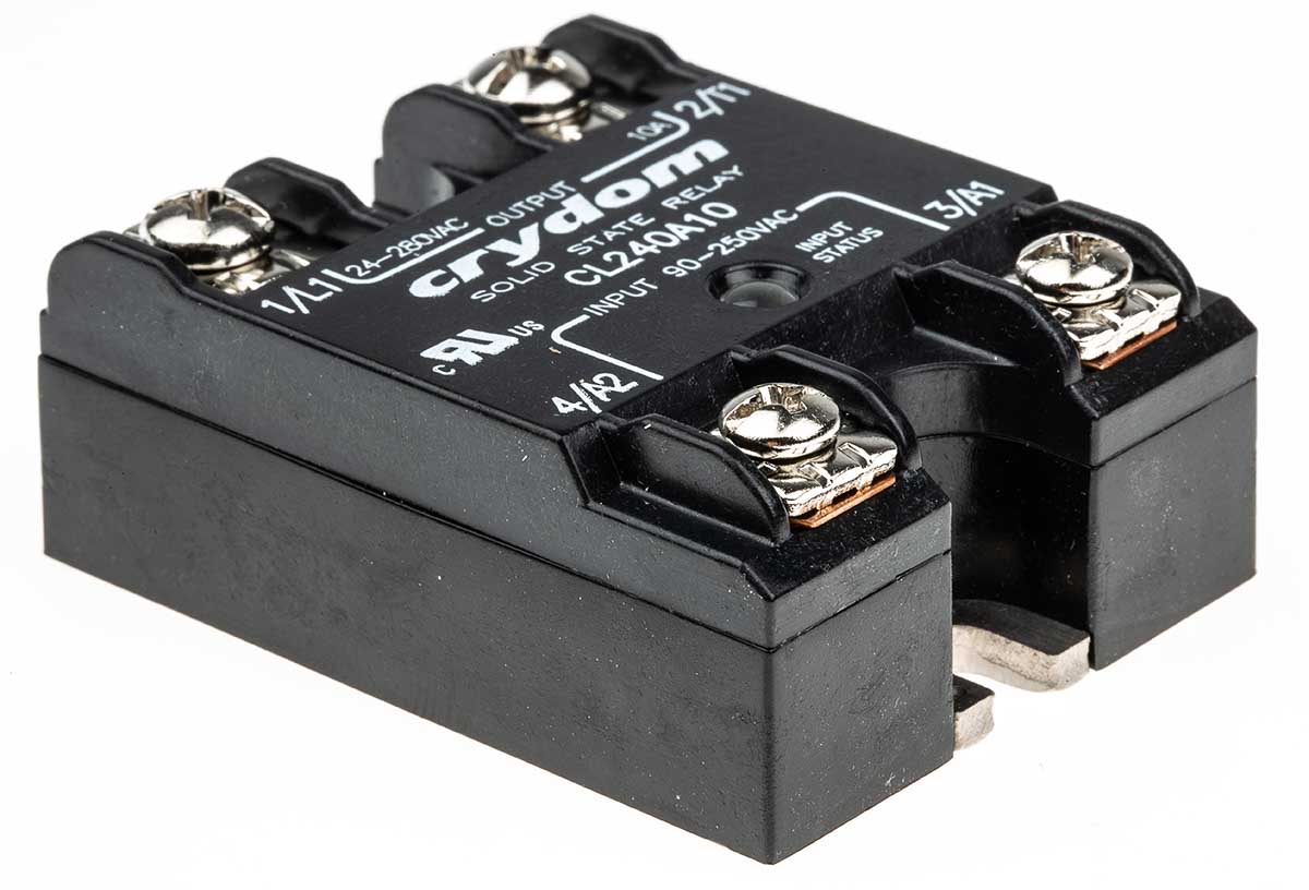 Sensata Crydom CL Series Solid State Relay, 10 A rms Load, Panel Mount, 280 V rms Load, 250 V rms Control