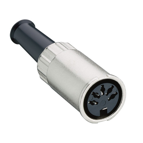 Lumberg, 0122 3 Pole Din, DIN 41524, 4A, 100 V AC, Bayonet, Socket, Cable Mount