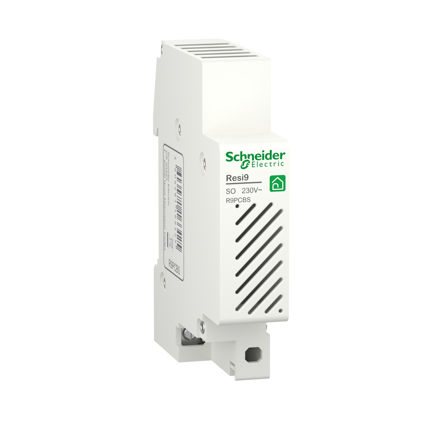 Schneider Electric Resi9 Series Clip-On Electronic bell, 230 V ac, 80dB at 1 m, IP20, IP40, Single-Tone
