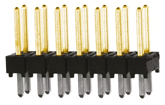 Samtec TSW Series Straight Through Hole Pin Header, 14 Contact(s), 2.54 mm Pitch, 2 Row, Unshrouded