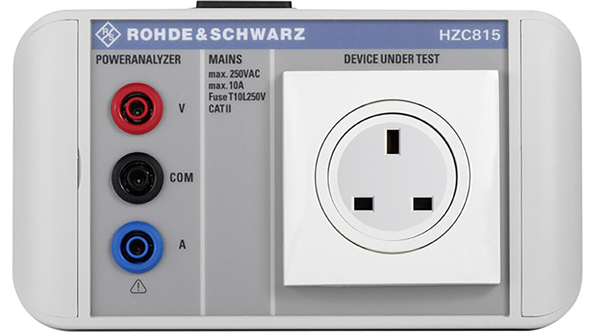 Rohde & Schwarz HZC815-UK, Power Quality Analyser Adapter