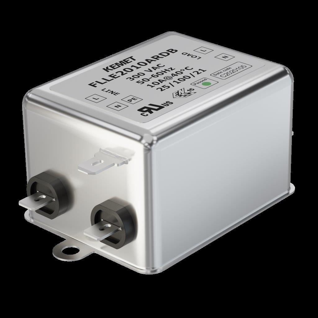 KEMET, FLLE2-R 16A 300 V ac/dc 50-60Hz, Chassis Mount EMI Filter, Single Phase