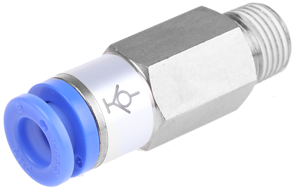 SMC KC Series, R 1/8, Threaded-to-Tube Connection Style