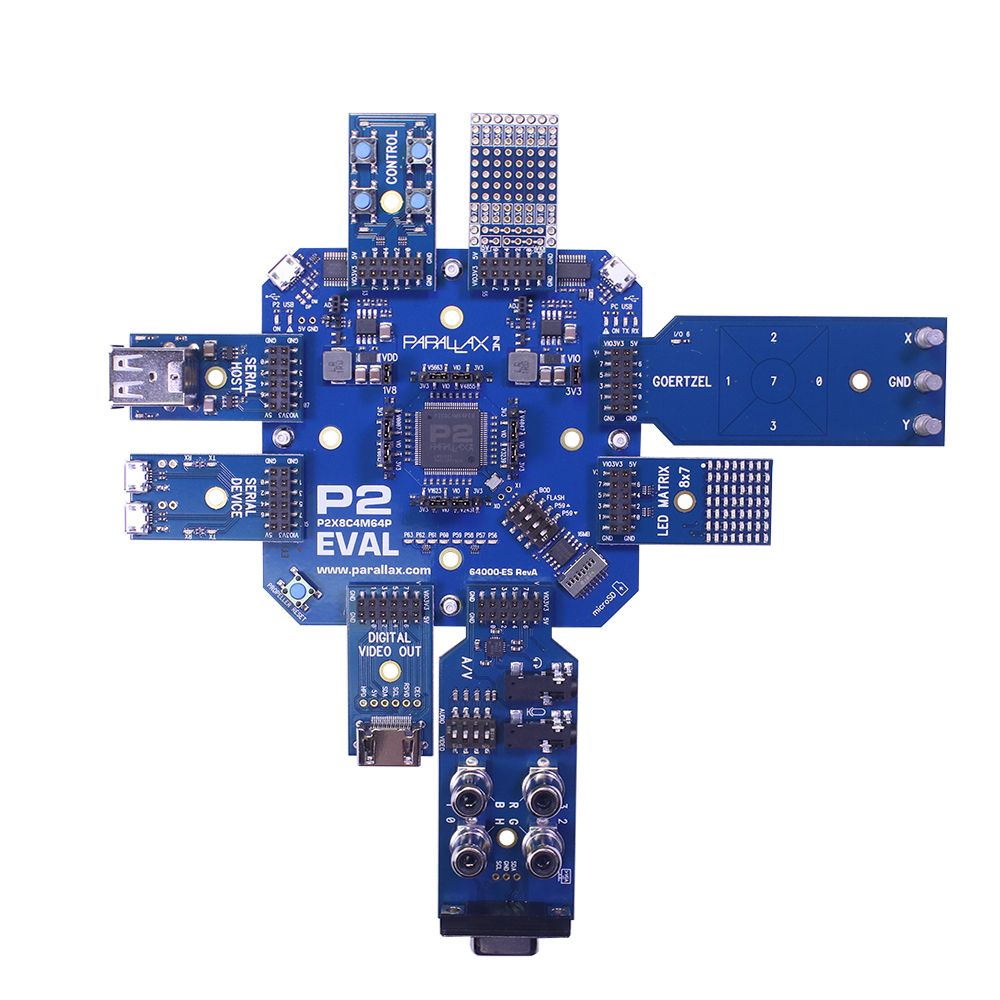Parallax Inc P2-ES Eval Board Accessory Set Accessory Evaluation Board 64006-ES