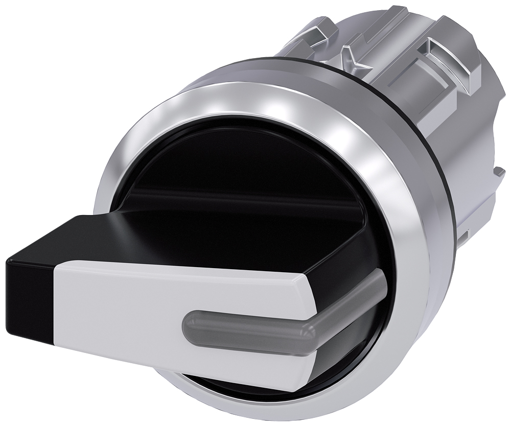 Siemens SIRIUS ACT 3SU10 Series 3 Position Selector Switch Head, 22mm Cutout