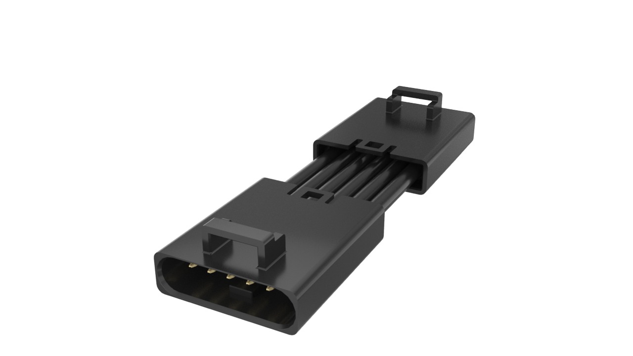 Amphenol Communications Solutions FLHR6P008 Series Straight PCB Socket, 6-Contact, 1-Row, 2.5mm Pitch, Socket