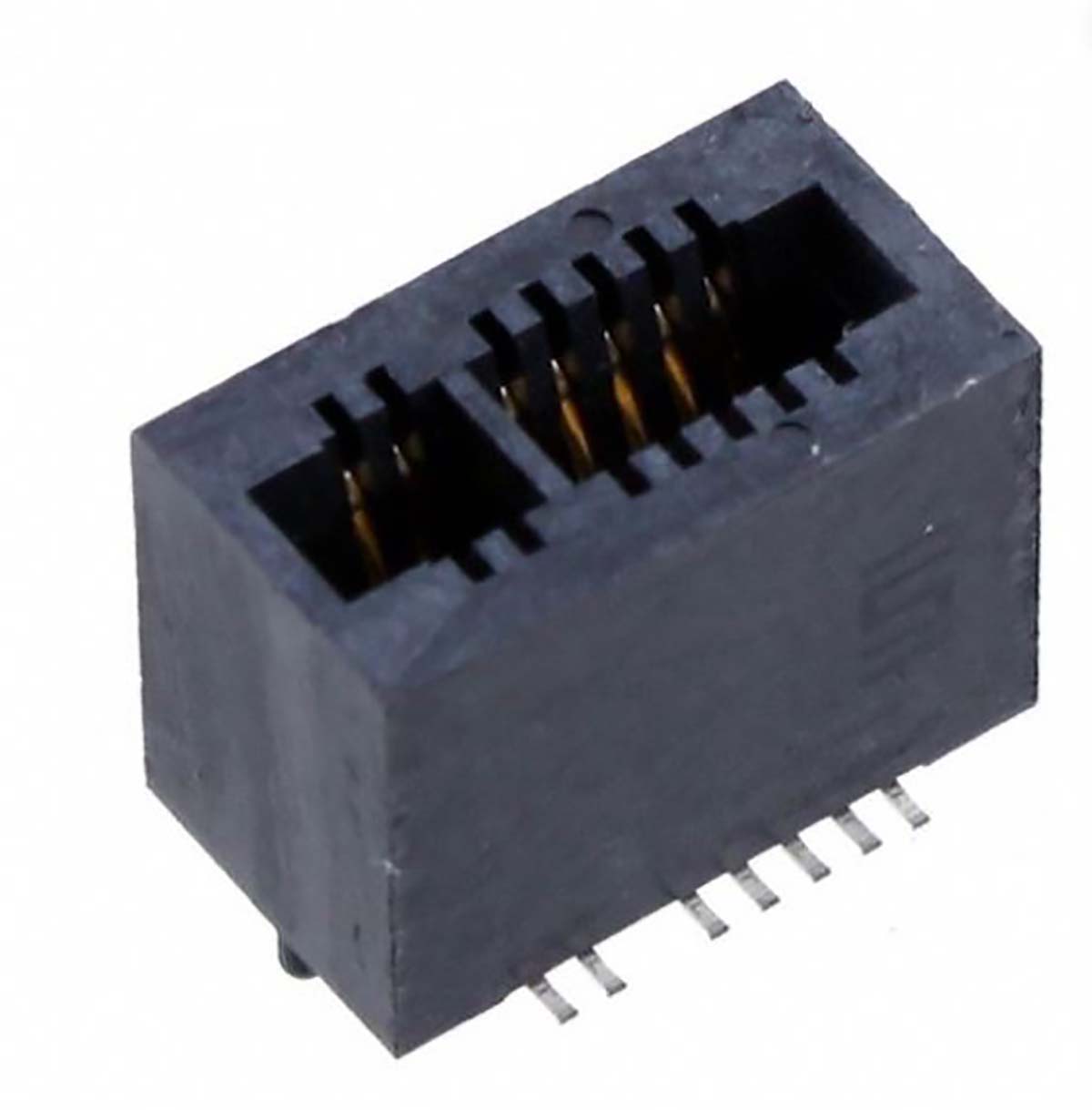 Samtec MEC1 Series Vertical Female Edge Connector, Surface Mount, 1mm Pitch, 1-Row