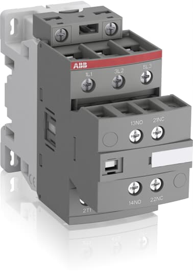 ABB 1SBL23 Contactor, 100 to 250 V ac Coil, 3-Pole, 45 A, 11 kW, 4NO/1NC