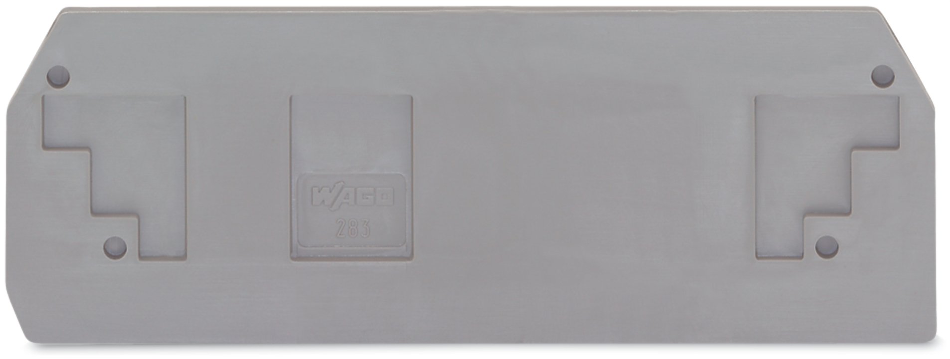 WAGO 283 Series End And Intermediate Plate for Use with Rail Mount Terminal Blocks