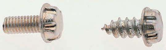 System Zero Plain Flange Button Stainless Steel Tamper Proof Security Screw, M5 x 19mm