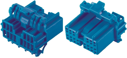 JAE, IL-AG5 Automotive Connector Socket Blue Cable Mount 22 Way IL-AG5-22SK-D3C1-LB
