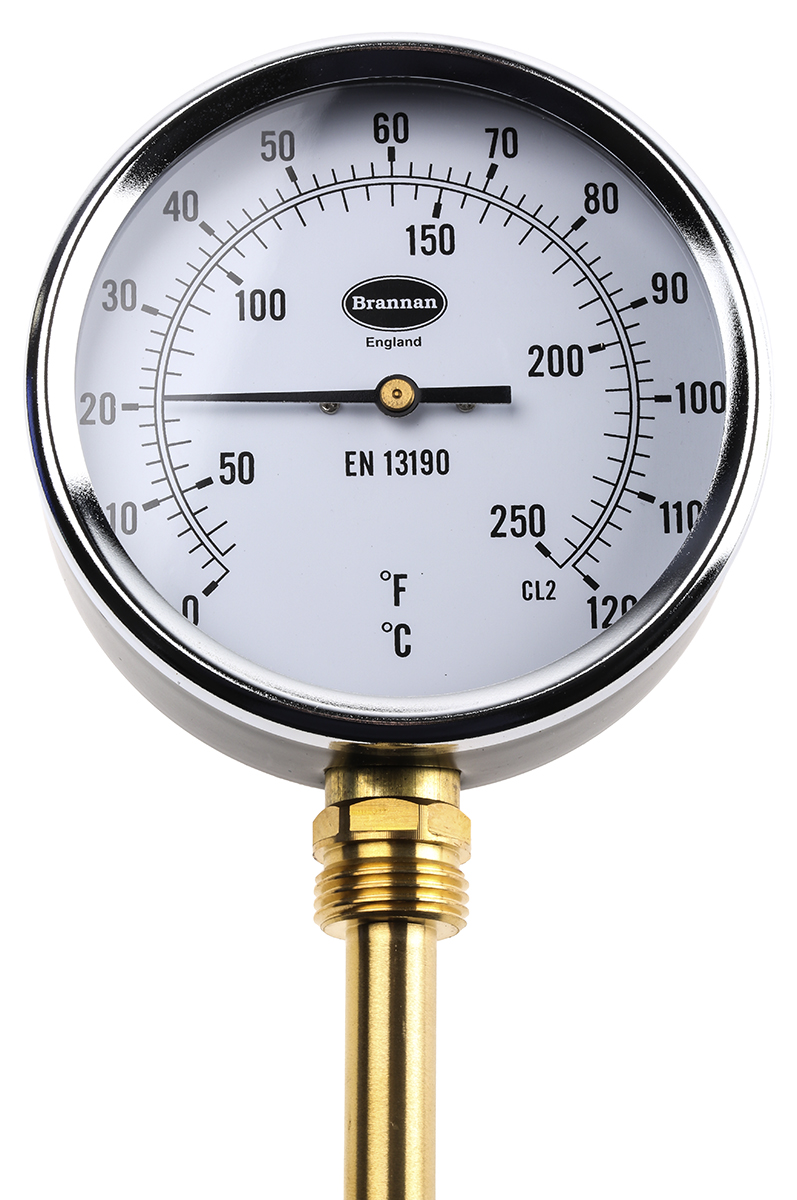 RS PRO Dial Thermometer 0°C to +120°C