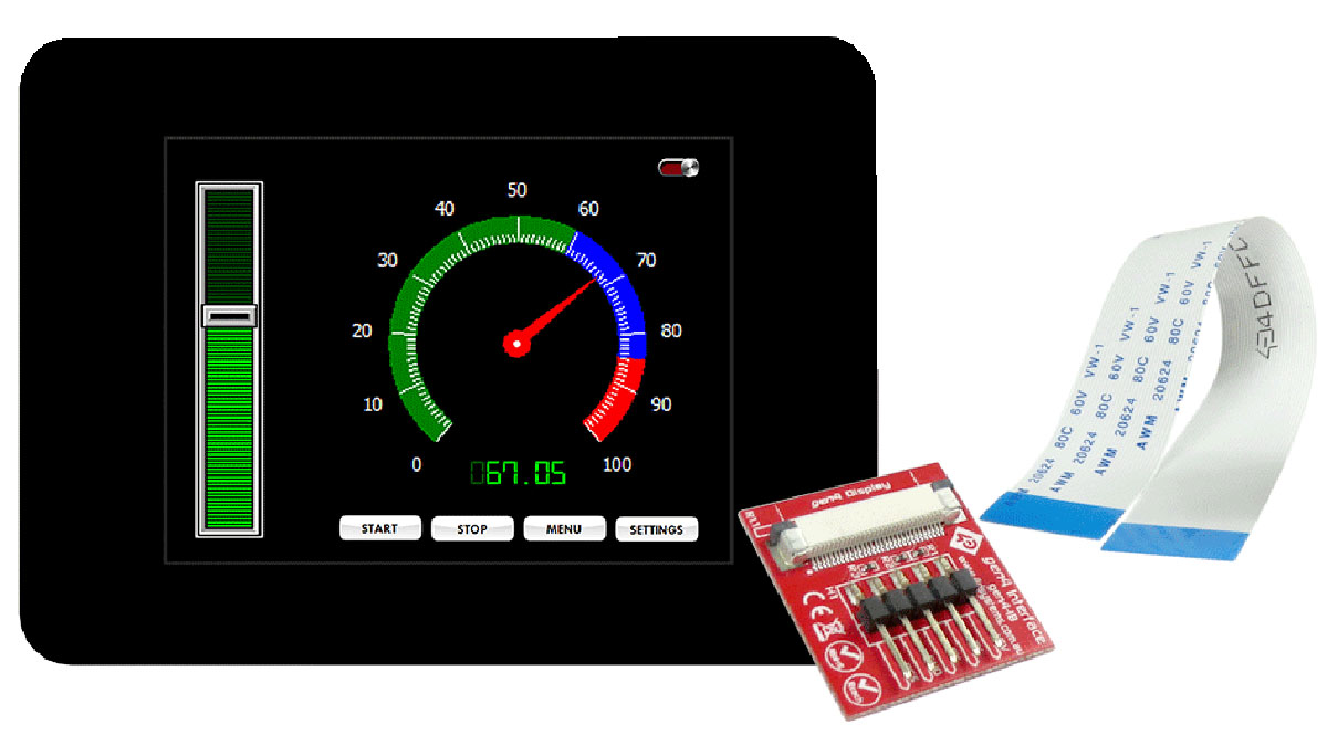 4D Systems gen4-uLCD-32DCT-CLB TFT LCD Colour Display / Touch Screen, 3.2in, 240 x 320pixels