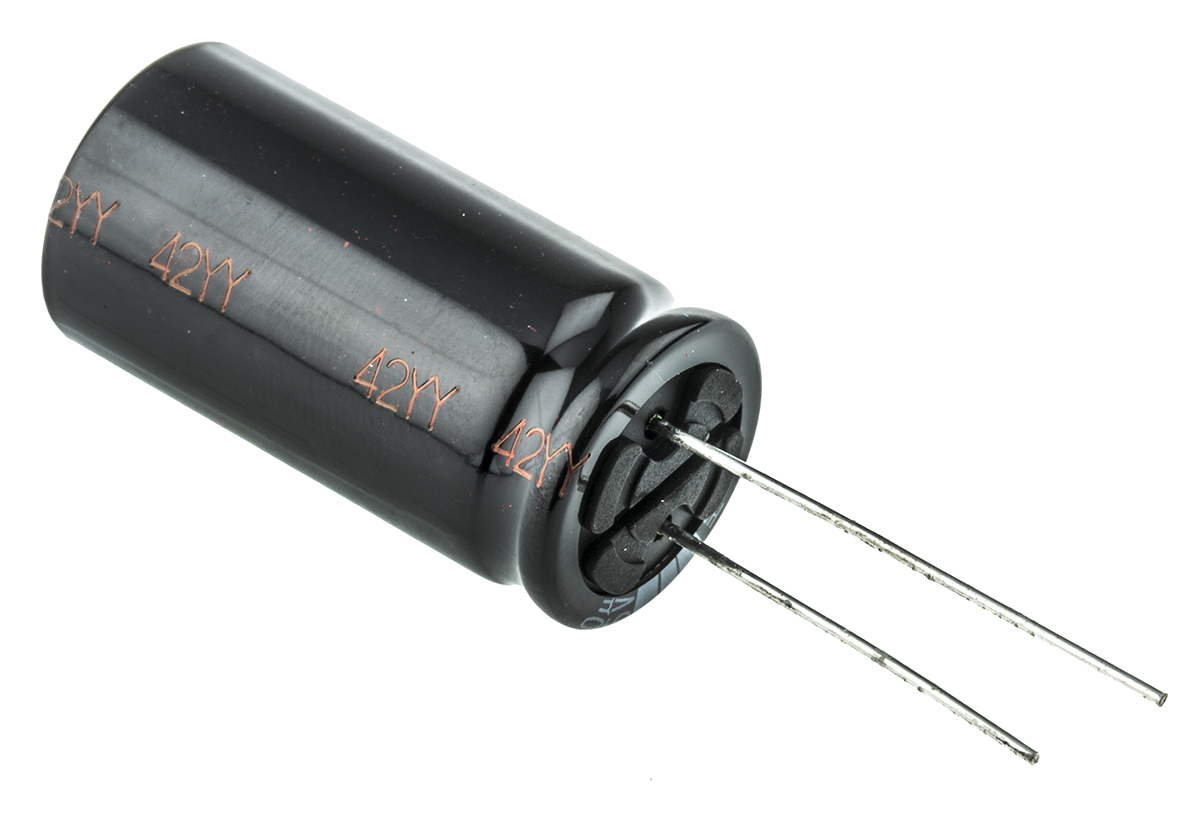 Panasonic 15000μF Aluminium Electrolytic Capacitor 16V dc, Radial, Through Hole - EEUHD1C153