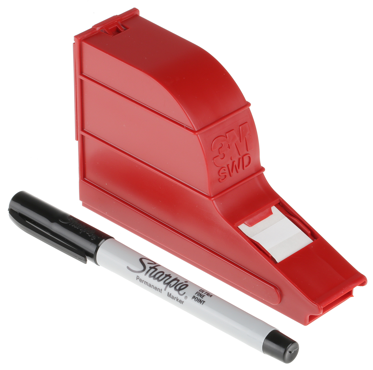 3M SWD Adhesive Cable Marker Kit, White, 2.3 → 7.9mm Cable, SWD