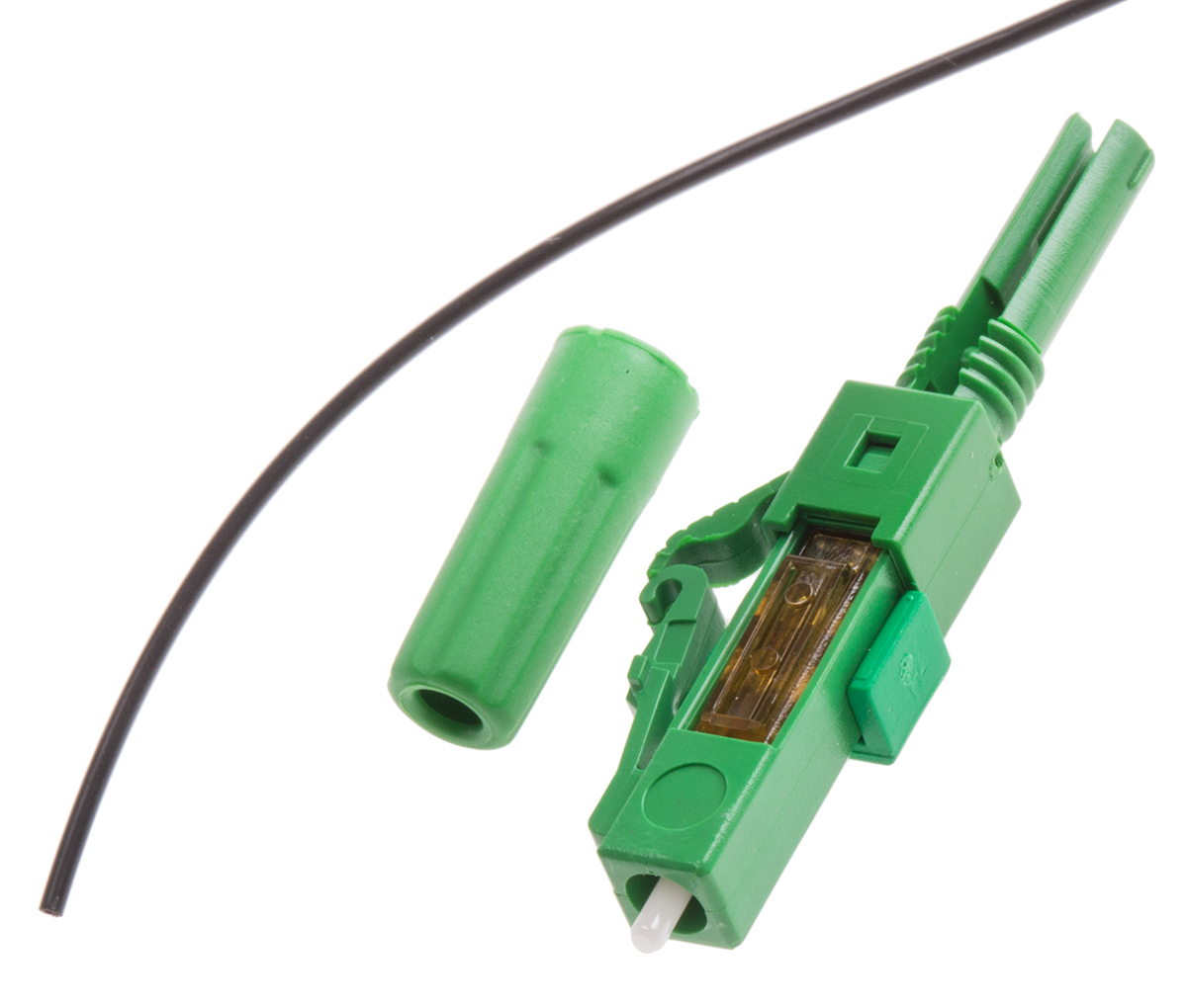 RS PRO, LC, APC Single Mode Simplex Fibre Optic Connector 9/125μm Fibre Size, ≤ 0.4dB Insertion Loss