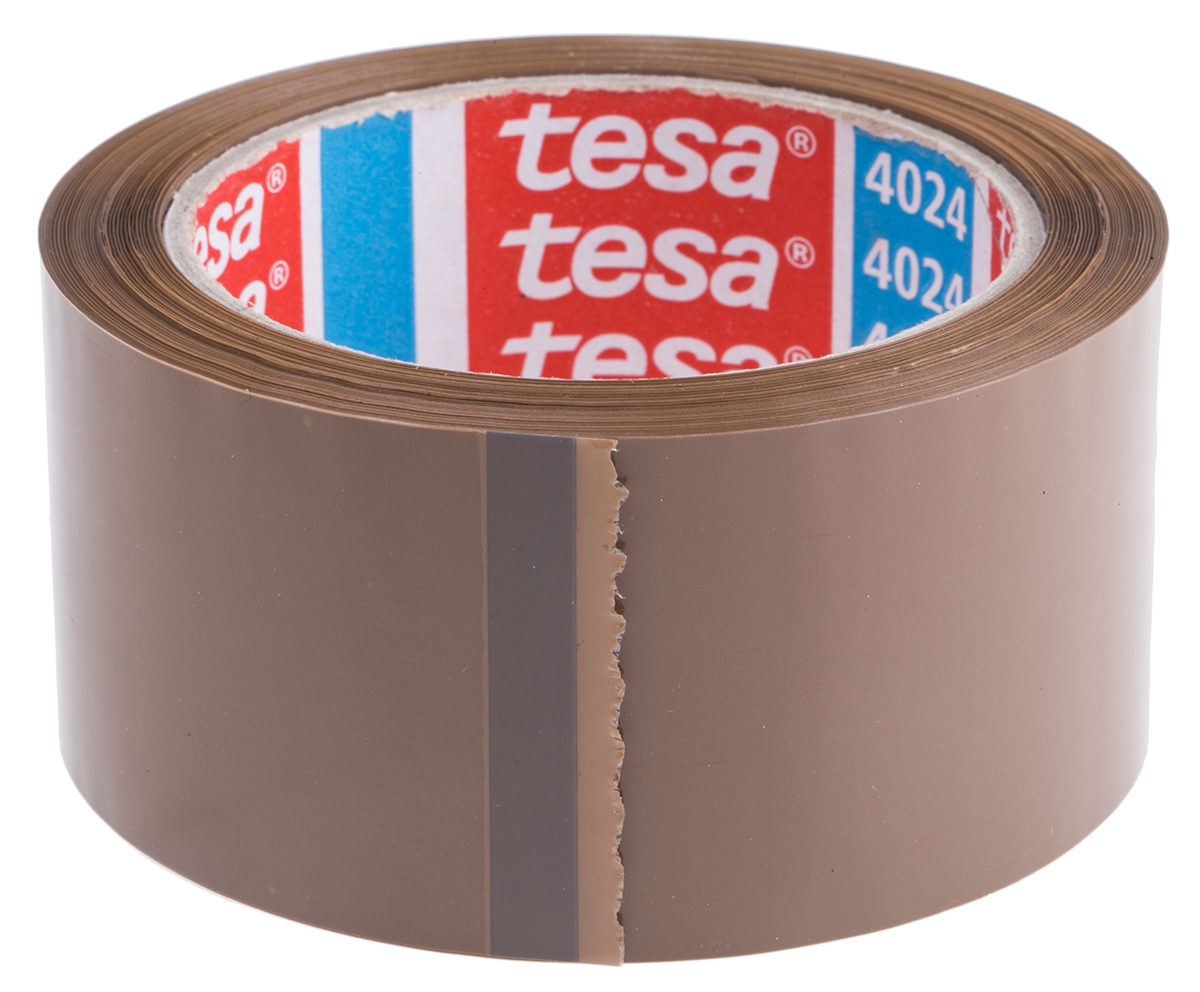 Tesa 4024 Brown Packing Tape, 66m x 50mm