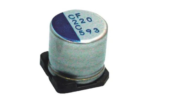 Nichicon 220μF Surface Mount Polymer Capacitor, 6.3V