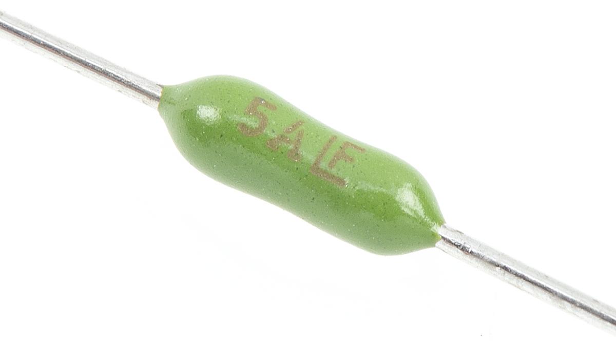 Littelfuse PC Board Non Resettable Fuse, Axial 5A, 125V ac/dc