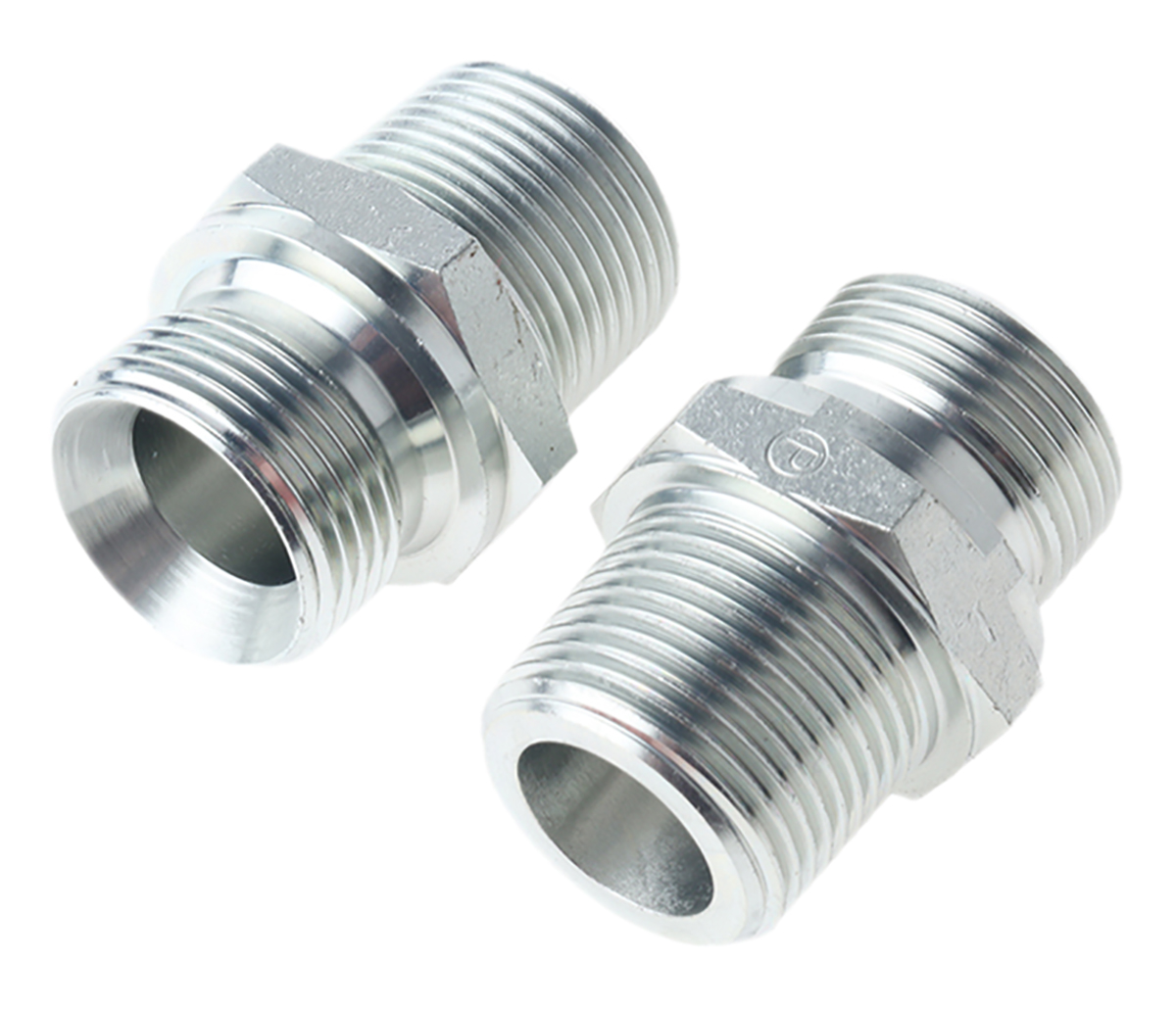 Parker Hydraulic Straight Threaded Adaptor G 3/4 to R 3/4 Male, 12F3MK4S