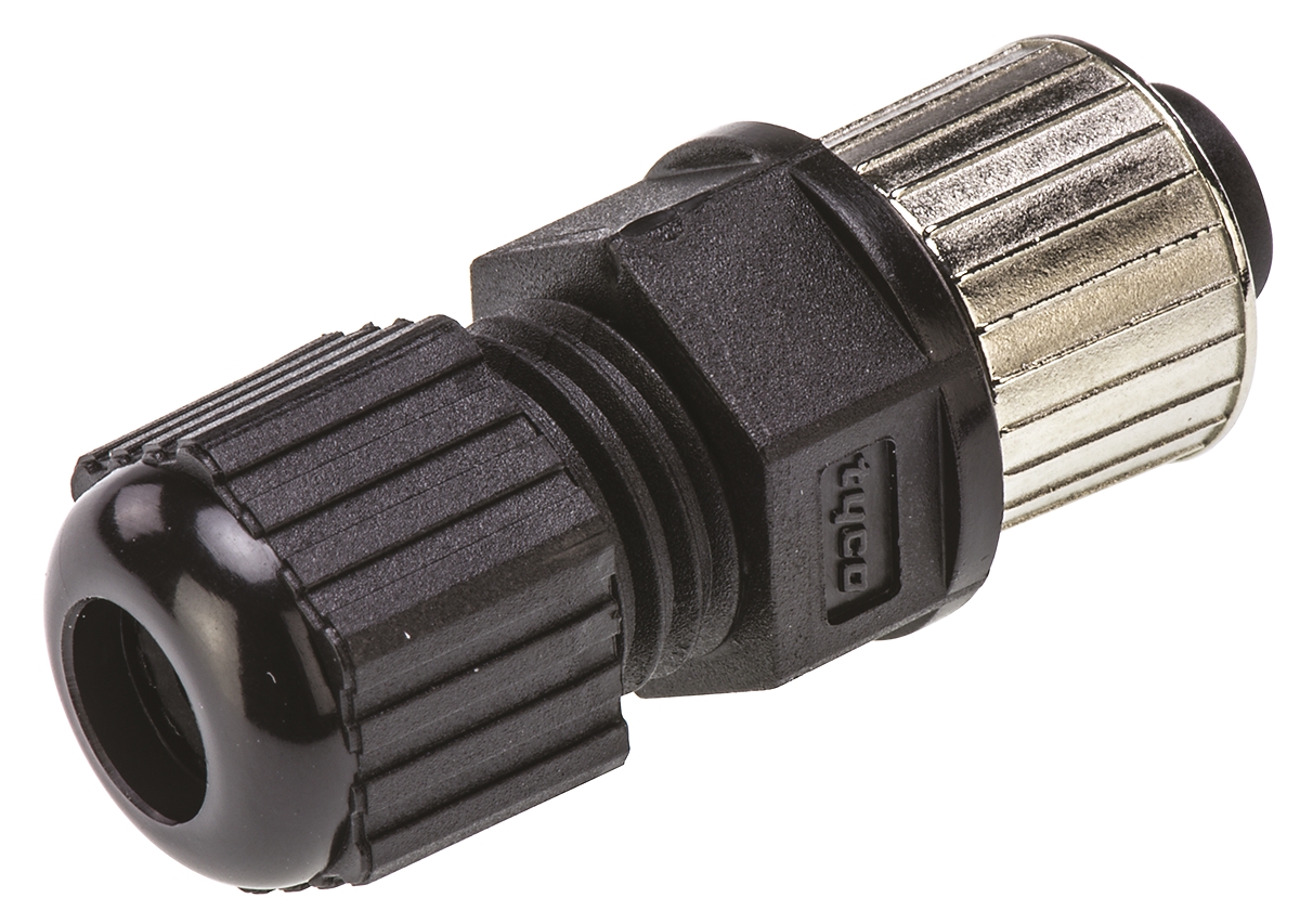 TE Connectivity Circular Connector, 4 Contacts, Cable, M12 Connector, Socket, Female, IP67, M12 Series