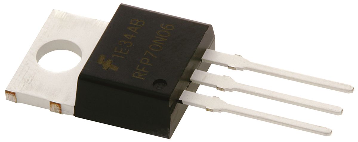 onsemi Type N-Channel MOSFET, 70 A, 60 V Enhancement, 3-Pin TO-220 RFP70N06