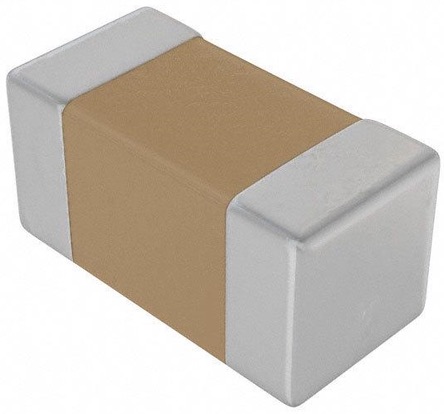 KEMET 1nF Multilayer Ceramic Capacitor MLCC, 50V dc V, ±10% , SMD