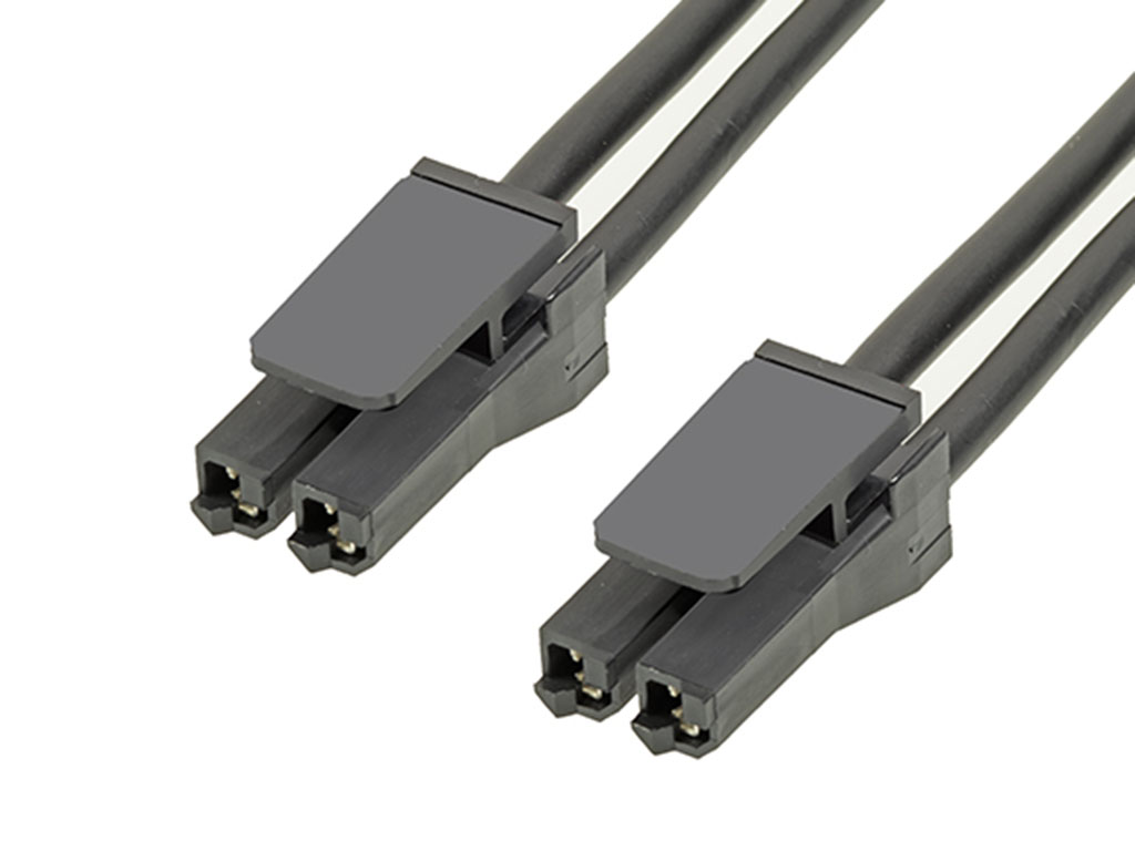 Molex 2 Way Female Super Sabre to 2 Way Female Super Sabre Wire to Board Cable, 300mm