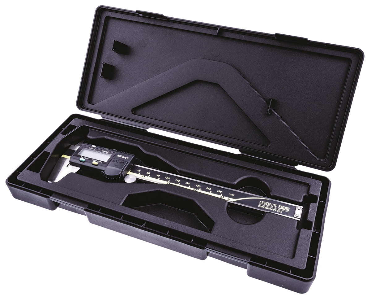 Mitutoyo 150mm, 6in Digital Caliper 0.01 mm Resolution, Imperial, Metric