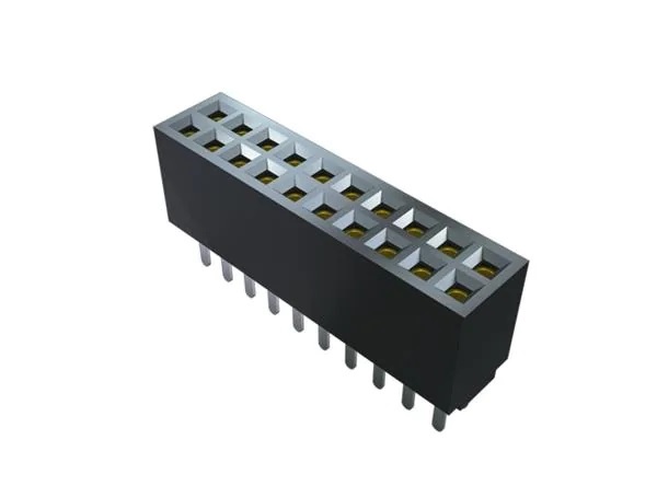 Samtec SFM Series Straight Surface Mount PCB Socket, 8-Contact, 2-Row, 1.27mm Pitch, Solder Termination
