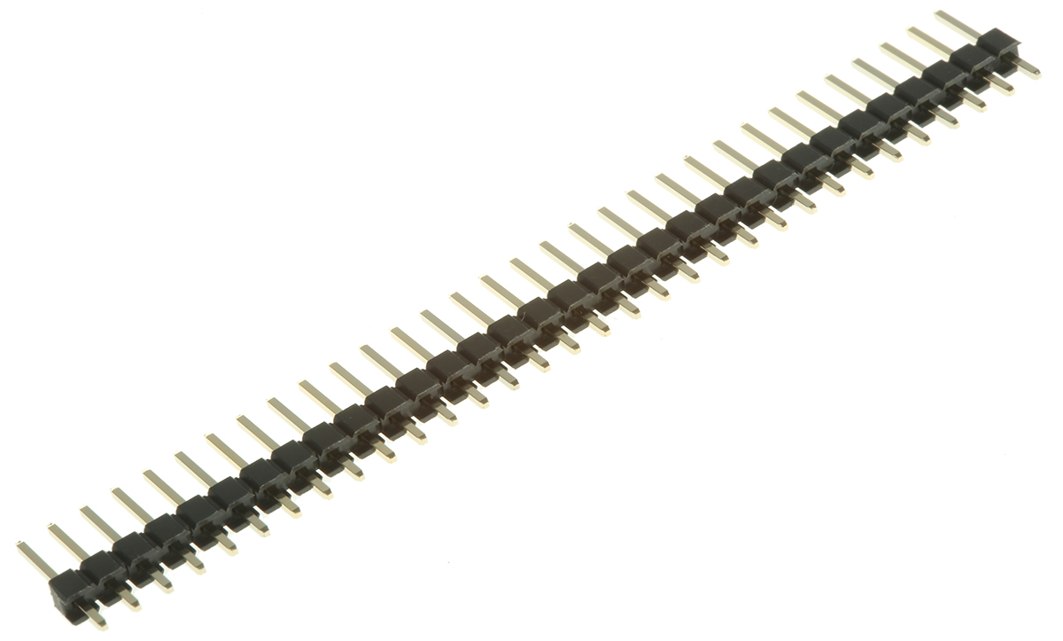 Wurth Elektronik WR-PHD Series Straight Through Hole Pin Header, 32 Contact(s), 2.54 mm Pitch, 1 Row, Unshrouded