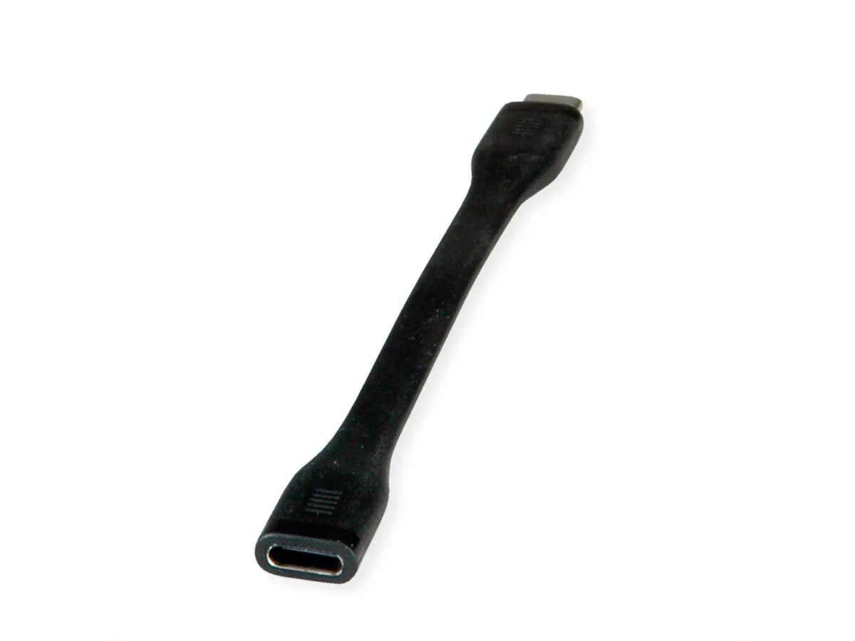 Roline USB 4.0, Male USB C to Female USB C, 115mm