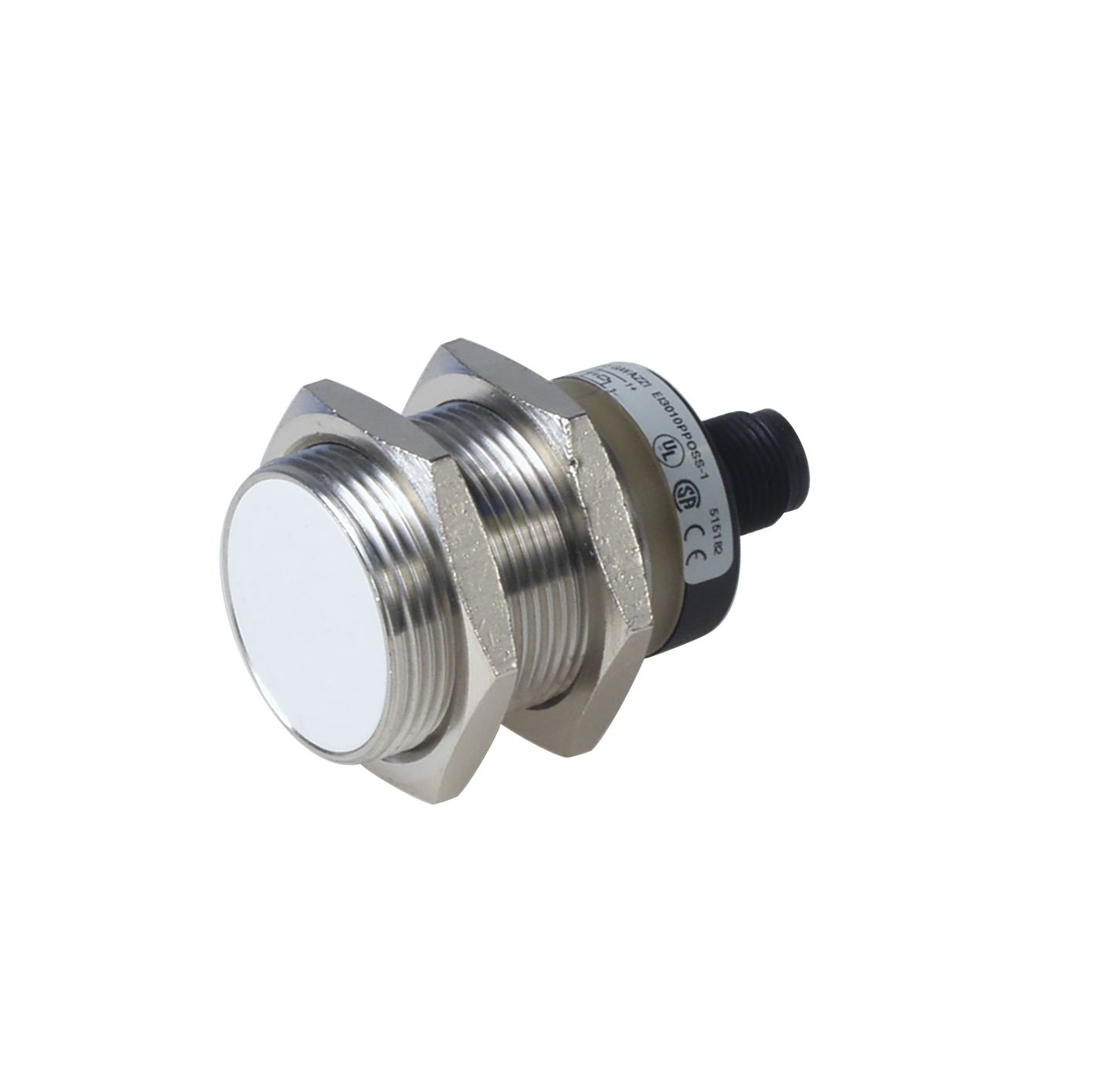 Carlo Gavazzi Inductive Threaded Barrel Proximity Sensor, M30, 10 mm Detection, PNP NO, 10 → 40 V dc