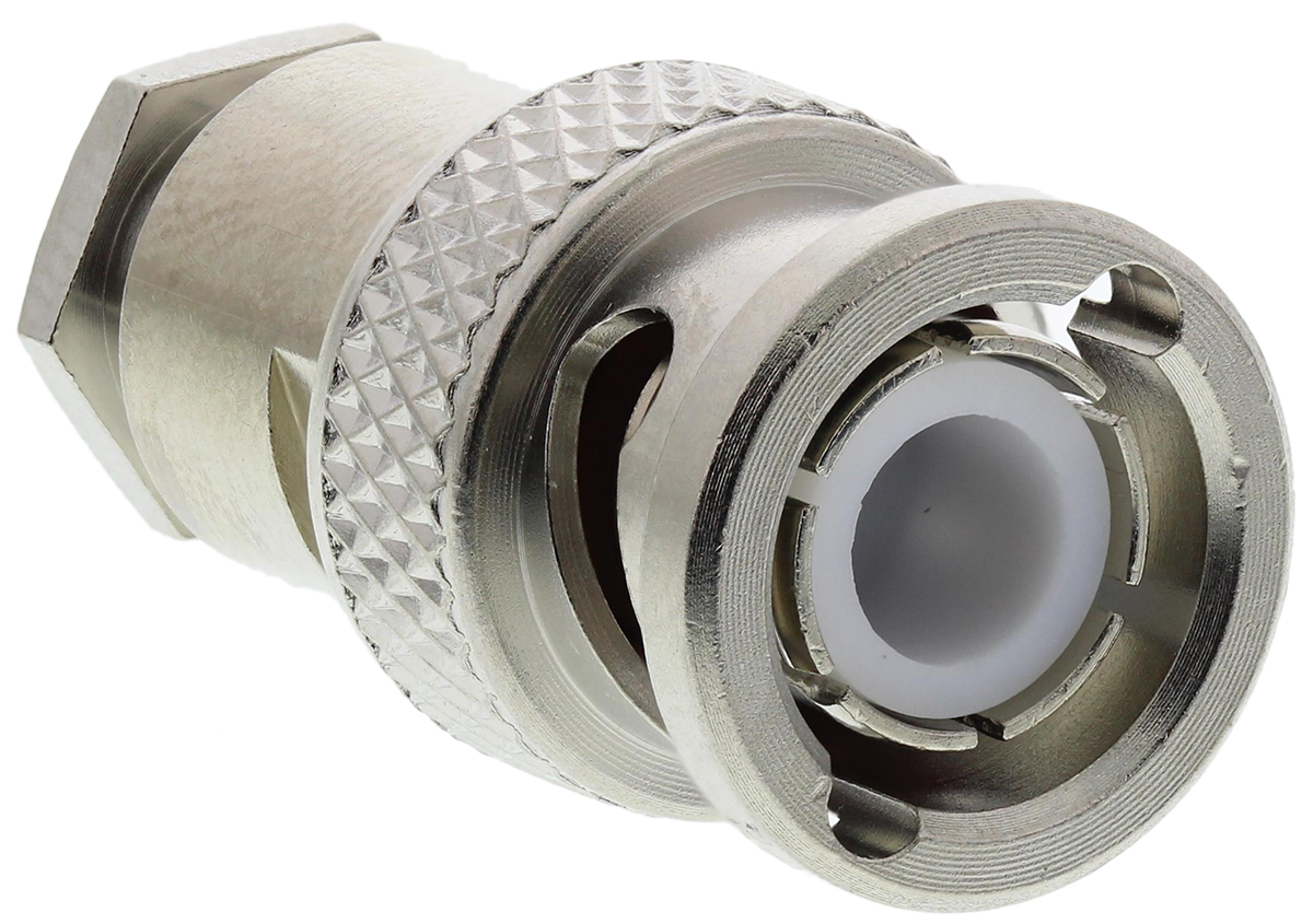 Radiall, Plug Cable Mount BNC Connector, 50Ω, Clamp Termination, Straight Body