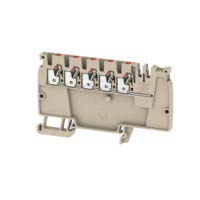 Weidmuller 1988290000 A Series Beige, 2.5mm², Single-Level, Push In Termination