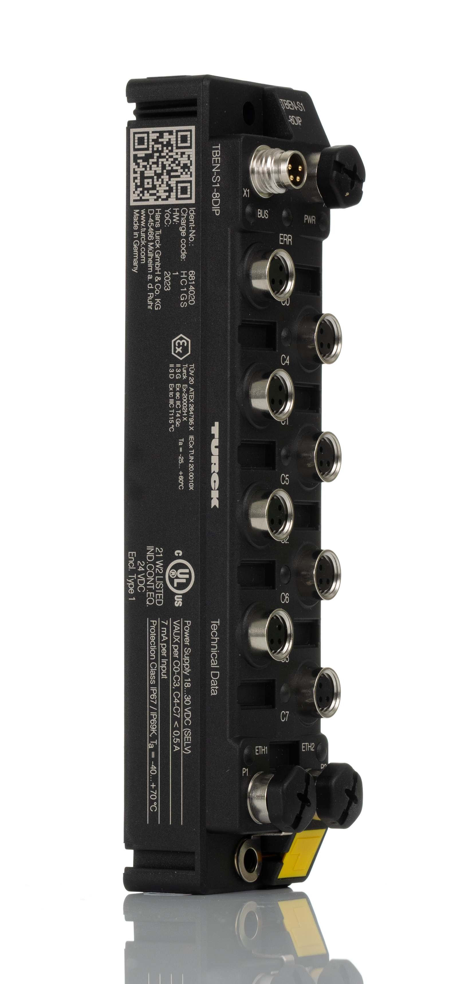 Turck TBEN-L4 Series I/O module, M12 4-pin, 2 port