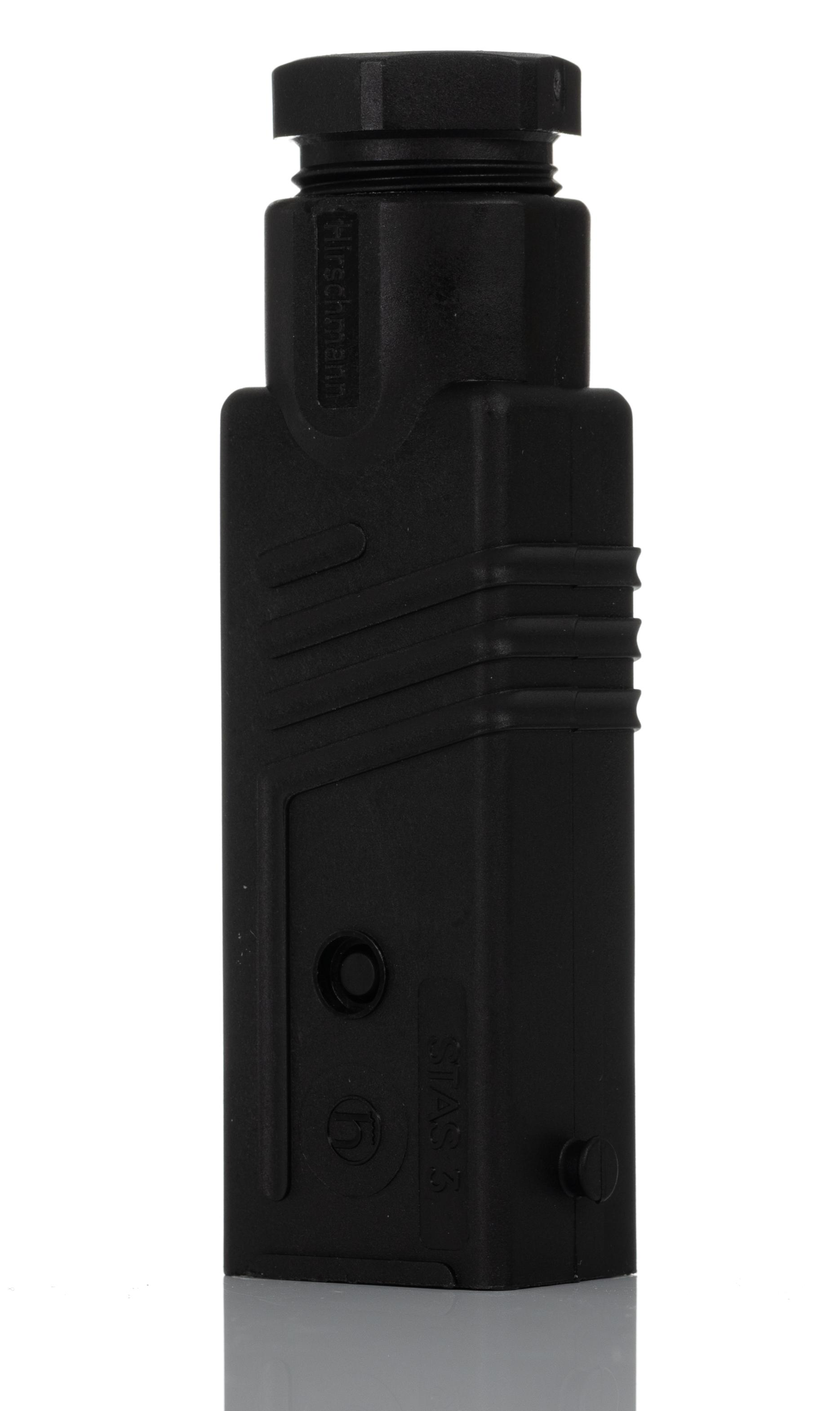 Hirschmann, ST IP54 Black Cable Mount 3 + PE Industrial Power Plug, Rated At 10A, 230 V, 400 V