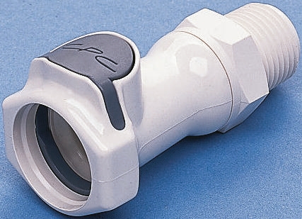 Colder Products Hose Connector Threaded Coupling, BSPT 3/8in, 8.6 bar