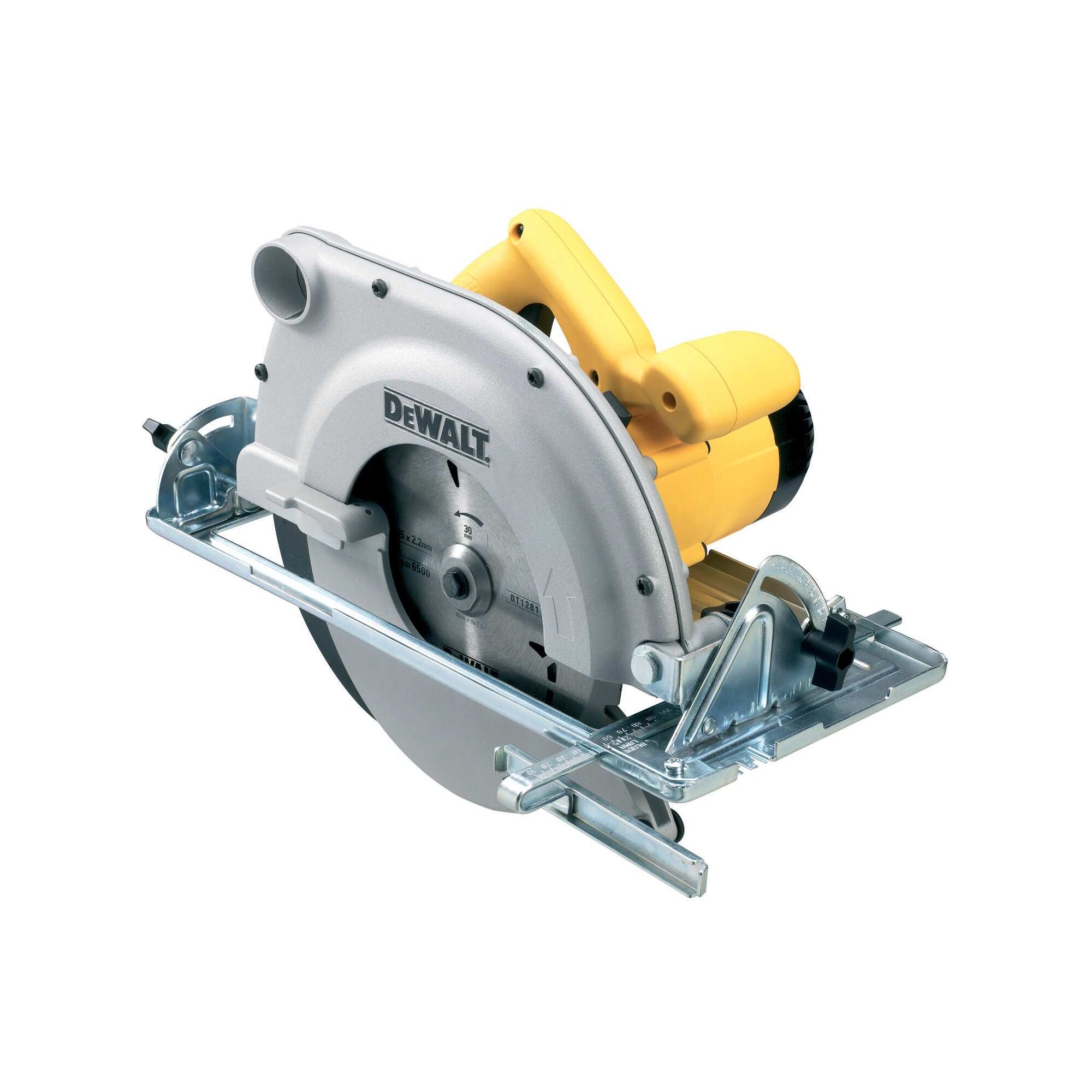 DeWALT D23 D23700 235mm Corded Hand-Held Circular Saw, 110V, Type C - Euro Plug