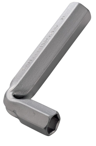 SAM Tubular Box Spanner, 15mm, 125 mm Overall