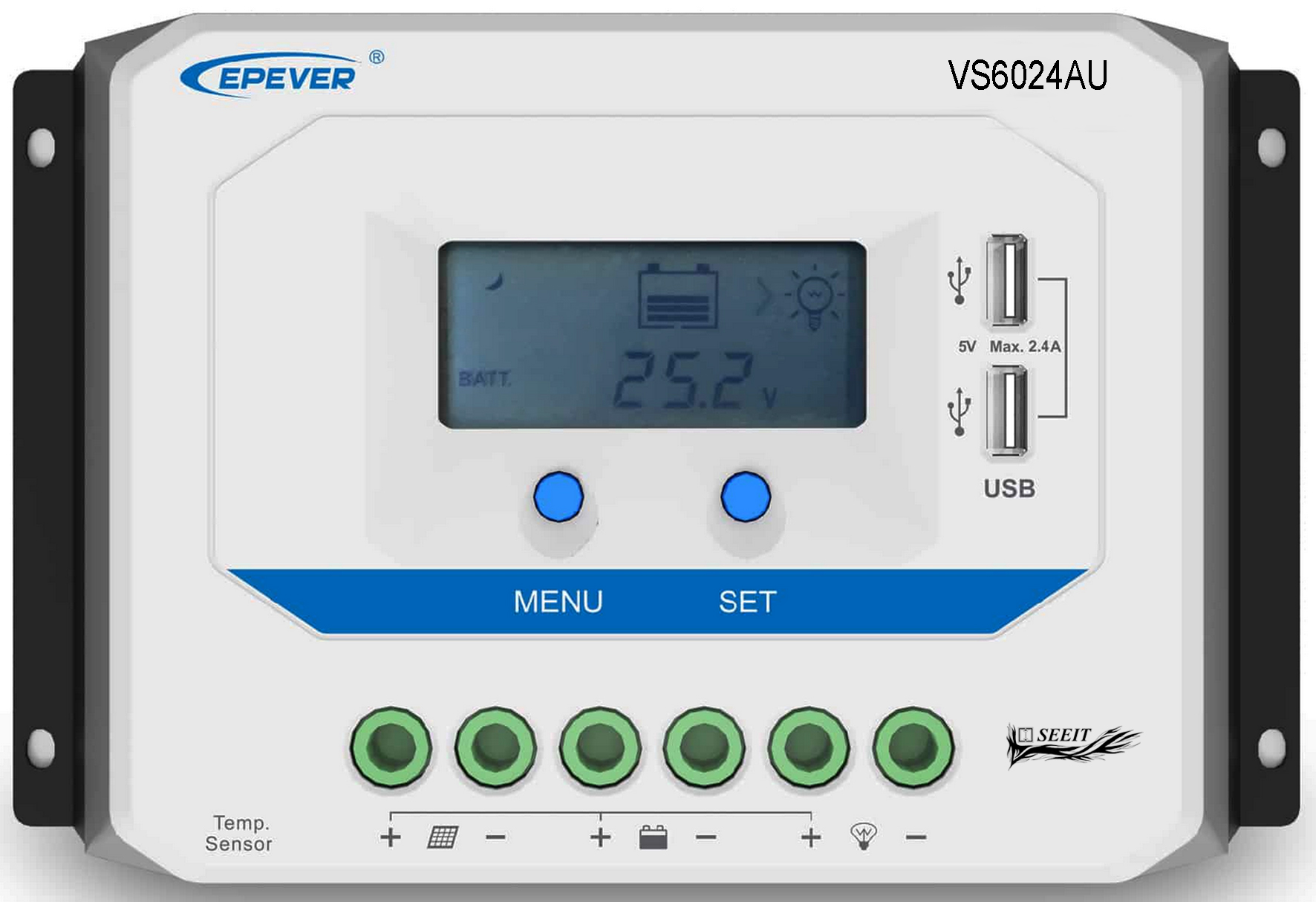 Seeit 12 V, 24 V 60A Solar Charge Controller