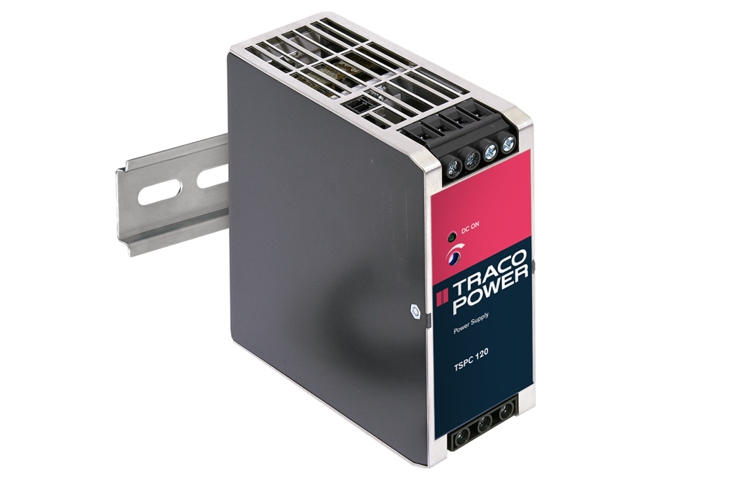 TRACOPOWER TSPC DIN Rail Power Supply, 85 → 264V ac ac Input, 48V dc dc Output, 5A Output, 120W