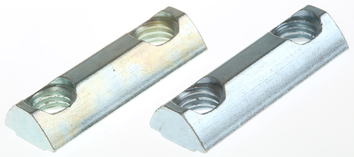 RS PRO M8 T-Slot Nut, Connecting Component, Strut Profile 40 mm, Groove Size 8mm