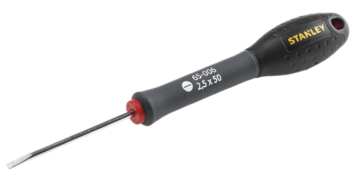 Stanley Slotted  Screwdriver, 2,5 mm Tip, 50 mm Blade