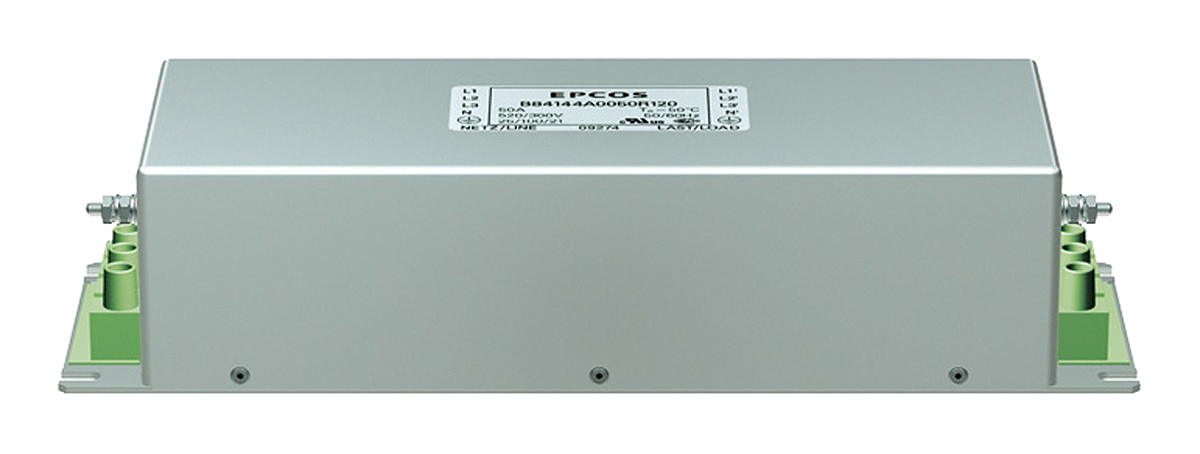 EPCOS, B84144A*R120 36A 520 V ac 50 → 60Hz, Flange Mount EMC Filter, Screw 3 Phase