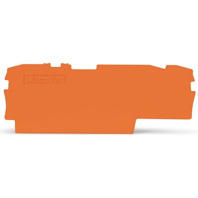 WAGO TOPJOB S Series End and Intermediate Plate for Use with DIN Rail Terminal Block, ATEX, IECEx