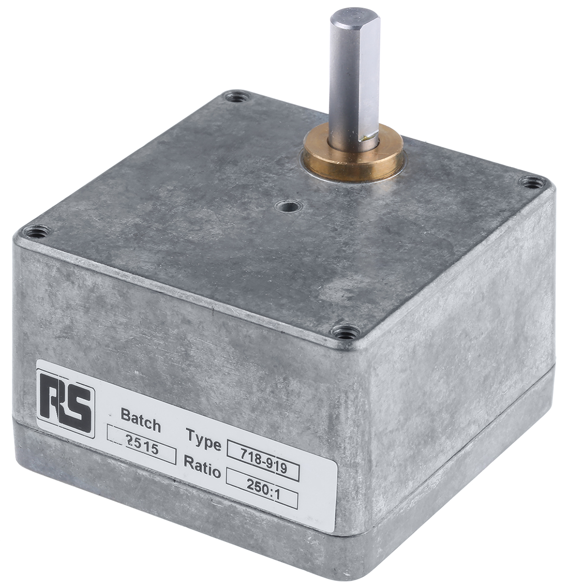 McLennan Servo Supplies Spur Gearbox, 250:1 Gear Ratio, 6 Nm Maximum Torque