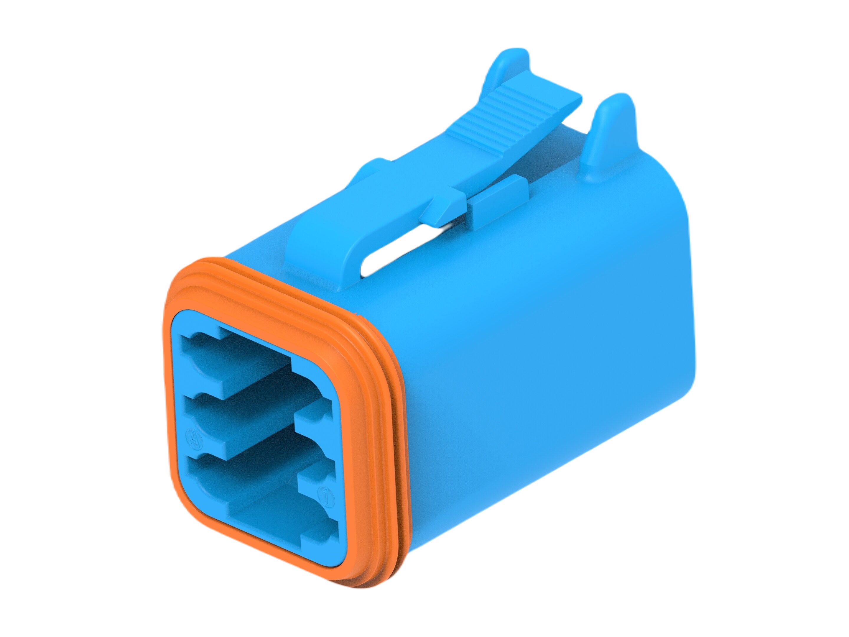TE Connectivity, DT06-6S Automotive Connector Socket Blue Cable 6 Way, Cable Termination DT06-6S-TN07